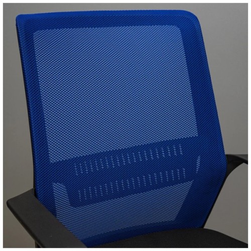 Офісне крісло Richman Фрайдей Хром М-1 (Tilt) Сітка чорна/синя (R00000056027)