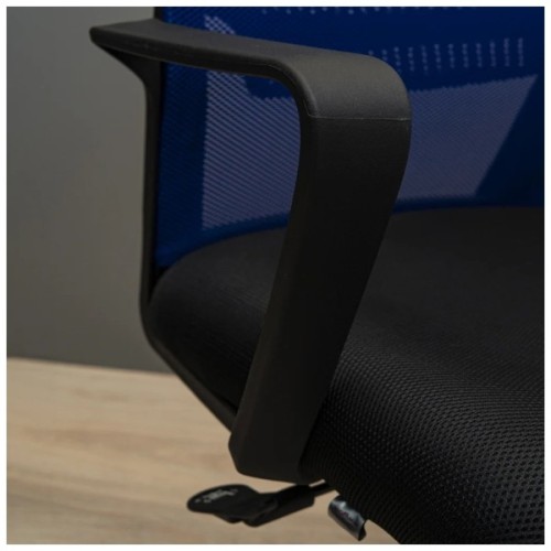 Офісне крісло Richman Фрайдей Хром М-1 (Tilt) Сітка чорна/синя (R00000056027)