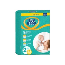 Підгузки Evy Baby Mini Розмір (3-6 кг) 58 шт (8683881000257)