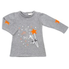 Кофта дитяча Na із зірочками (NNS 18-010-74-gray)