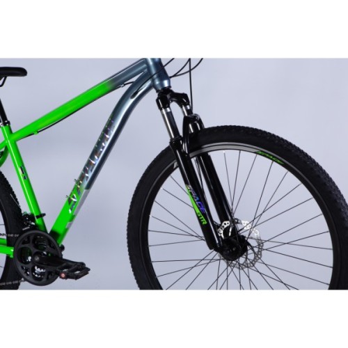 Велосипед Space 29" MARS DD FR рама-18" ST 2026 зелено-сріблястий (OPS-SP-29-158)