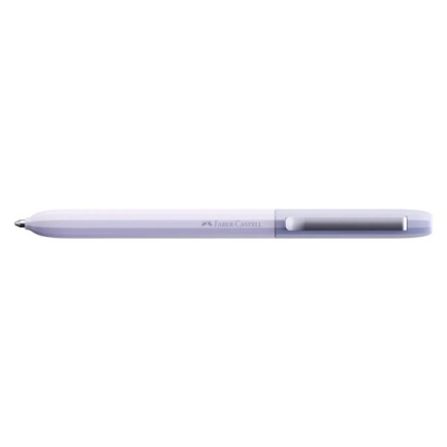 Ручка кулькова Faber-Castell поворотна серії AVORI Dream Weaver, колір корпусу фіолетовий, синя ХВ (1,0 мм) (33070)