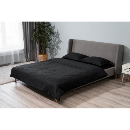 Підковдра Ardesto Mix&Match Premium 100% бавовна, сатин чорний 160х220 см (ART1622DVL)