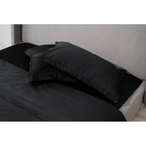 Підковдра Ardesto Mix&Match Premium 100% бавовна, сатин чорний 160х220 см (ART1622DVL)