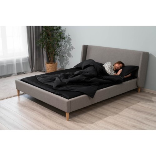 Підковдра Ardesto Mix&Match Premium 100% бавовна, сатин чорний 160х220 см (ART1622DVL)