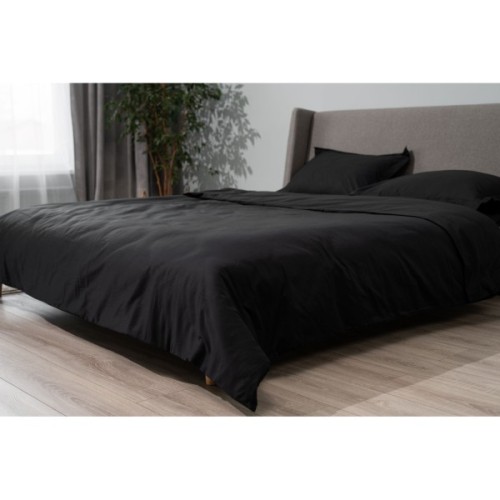 Підковдра Ardesto Mix&Match Premium 100% бавовна, сатин чорний 160х220 см (ART1622DVL)