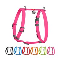 Шлея для собак WAUDOG Waterproof Н-подібна анатомічна М рожева (32817)