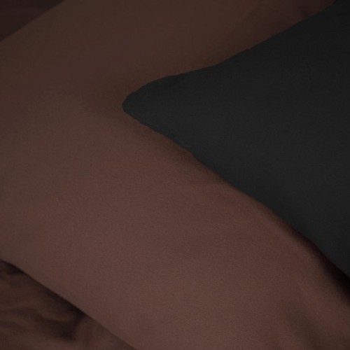 Постільна білизна MirSon 002-003 Black/Brown Фланель 2 x 160 x 220 Сімейний Євро (2200009657542)