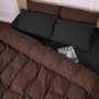 Постільна білизна MirSon 002-003 Black/Brown Фланель 2 x 160 x 220 Сімейний Євро (2200009657542)