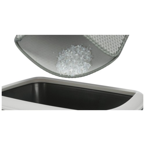 Килимок для тварин Trixie під туалет двошаровий 40х55 сірий (4011905403649)