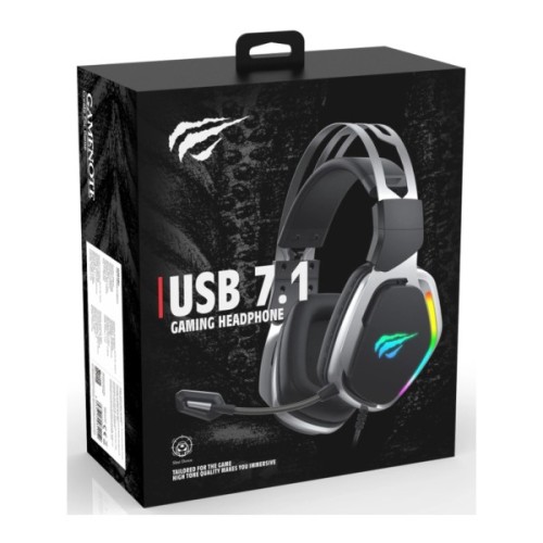 Навушники Havit HV-H2018U Plug USB 7.1 Black (6939119031152)