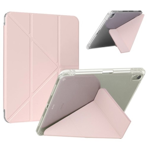 Чохол до планшета BeCover Ultra Slim Origami Transparent Apple iPad Air 11" M4 2026 Pink (715185)