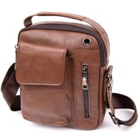 Сумка Vintage З отвором для навушників Коричнева (20414)