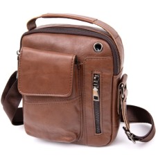 Сумка Vintage З отвором для навушників Коричнева (20414)