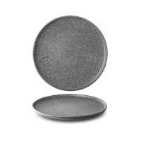 Тарілка G.Benedikt Granit матове глазурування 24 см Темно-сірий (G4Y2124)