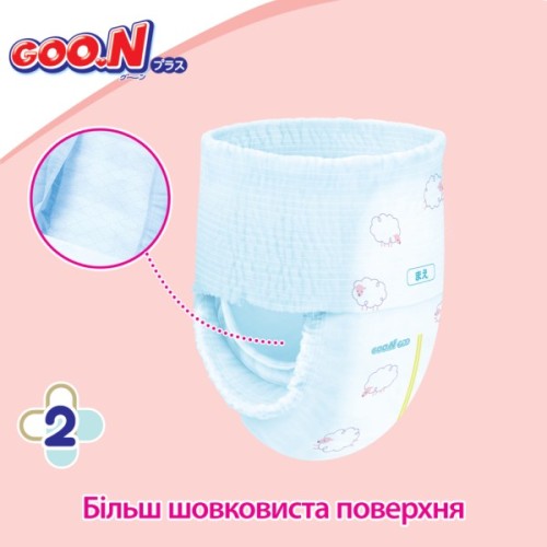 Підгузки GOO.N Plus труси 6-12 кг Розмір M, 52 шт (21001510)