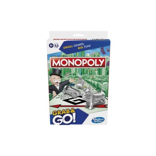 Настільна гра Hasbro дорожня Монополія (F8256)