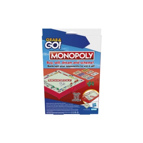 Настільна гра Hasbro дорожня Монополія (F8256)
