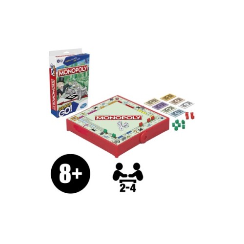Настільна гра Hasbro дорожня Монополія (F8256)