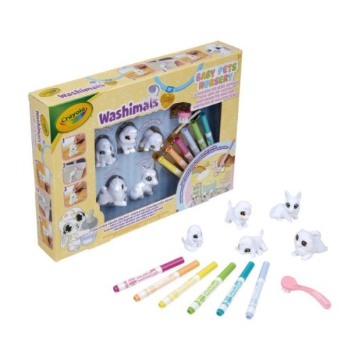 Набір для творчості Crayola Washimals Домашні тваринки, , з фломастерами 5 шт (74-7516)