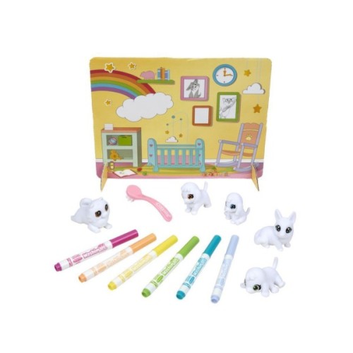 Набір для творчості Crayola Washimals Домашні тваринки, , з фломастерами 5 шт (74-7516)