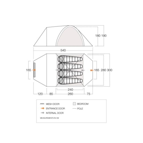 Намет Vango Mokala 450 Mineral Green (TETMOKALA000001) (930839)