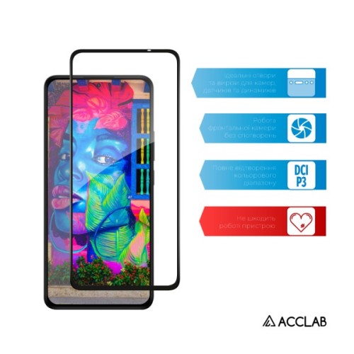 Скло захисне ACCLAB Full Glue Xiaomi Redmi Note 14 5G Black (1283126607264)