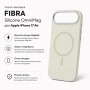 Чохол до мобільного телефона BeCover FIBRA Silicone OmniMag Apple iPhone Air Milk White (716211)