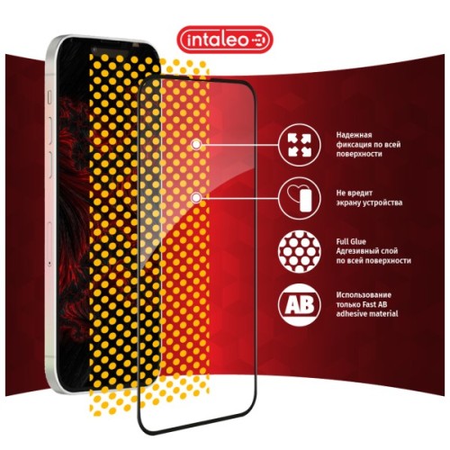 Скло захисне Intaleo Full Glue ESD Apple Iphone 13/13 Pro (1283126535598)