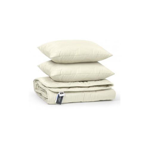 Ковдра MirSon Набір BamBoo №1686 Eco Light Creamy Ковдра 155х215 + подушки (2200002655828)