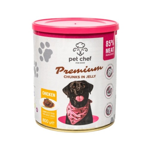 Вологий корм для собак Pet Chef З куркою 800 г (4820255193656)