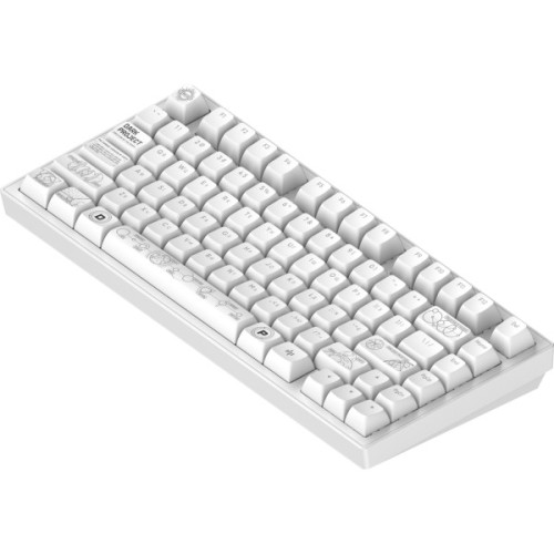 Клавіатура Dark Project ALU81 Terra Nova PBT RGB Mech G3MS Moonstone White (DPKB_NOVA_81_ANSI_WHITE_UA)
