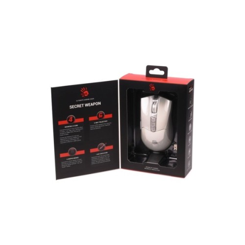 Мишка A4Tech Bloody R90 Plus Wireless Greyish White (4711421001731)
