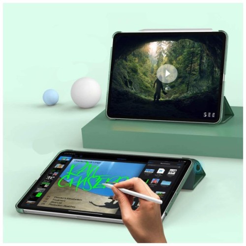Чохол до планшета BeCover Tri Fold Hard Apple iPad Air 11" M4 2026 Dark Green (715244)