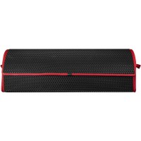 Сумка-органайзер EVAtech XL-PRO 32x100x30 см. Сота чорна з червоним кантом (BS13643OX3SBR)