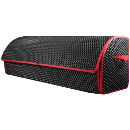 Сумка-органайзер EVAtech XL-PRO 32x100x30 см. Сота чорна з червоним кантом (BS13643OX3SBR)