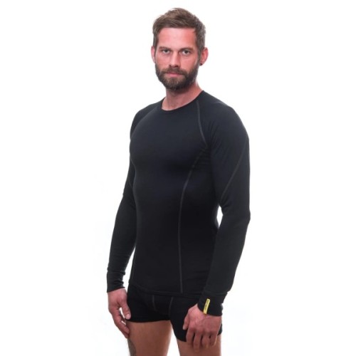 Термокофта Sensor Merino Active LS black 11109033 XXXL (SM11MA-black-XXXL)