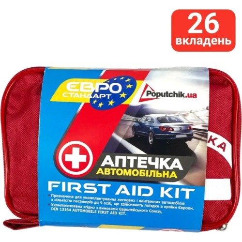 Набір техдопомоги Poputchik Євростандарт з ВВПА чорний (01-225-IS)