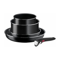 Набір посуду Tefal Ingenio Easy Cook & Clean, 5 предметів, чорний (L1539543)