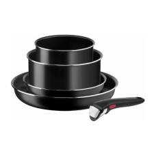 Набір посуду Tefal Ingenio Easy Cook & Clean, 5 предметів, чорний (L1539543)