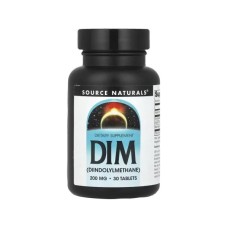 Вітамінно-мінеральний комплекс Source Naturals Дііндолілметан, 200 мг, DIM, 30 таблеток (SNS-02588)