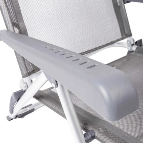 Крісло складане Bo-Camp Saint-Tropez Grey (1204796) (DAS303395)