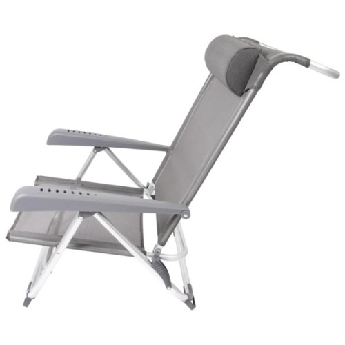 Крісло складане Bo-Camp Saint-Tropez Grey (1204796) (DAS303395)