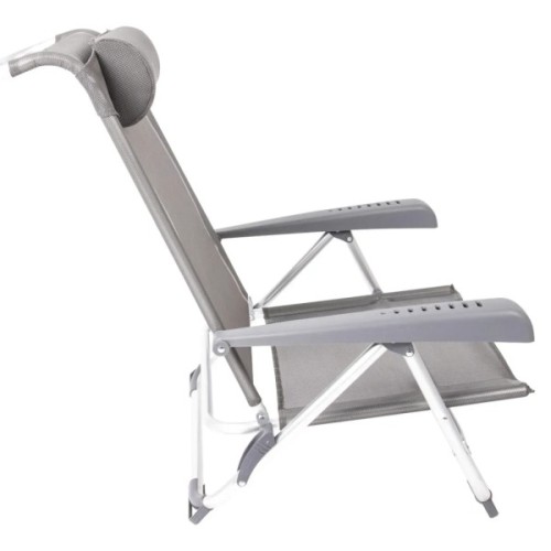 Крісло складане Bo-Camp Saint-Tropez Grey (1204796) (DAS303395)