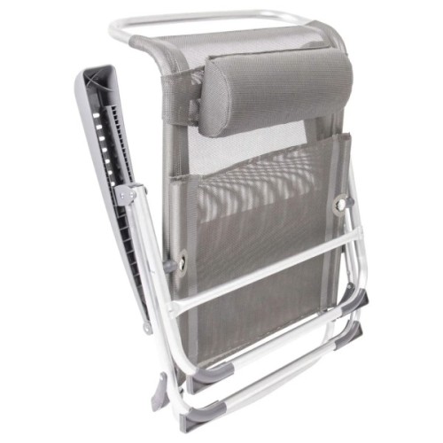 Крісло складане Bo-Camp Saint-Tropez Grey (1204796) (DAS303395)