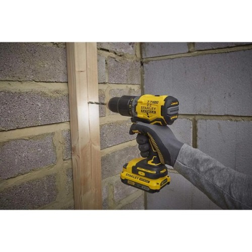 Шуруповерт Stanley FatMax, Li-lon 18 В, 60 Нм, 2 АКБ + ЗП, кейс (SFMCD715D2K)