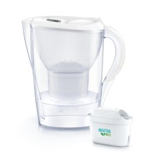 Фільтр-глечик Brita Marella Memo MXPro 2.4л (1.4л води) з фільтр-картриджем 3шт, білий (1061242) Фільтр-глечик Brita Marella Memo MXPro 2.4л (1.4л води) з фільтр-картриджем 3шт, білий (1061242)