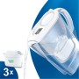Фільтр-глечик Brita Marella Memo MXPro 2.4л (1.4л води) з фільтр-картриджем 3шт, білий (1061242)