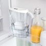 Фільтр-глечик Brita Marella Memo MXPro 2.4л (1.4л води) з фільтр-картриджем 3шт, білий (1061242)
