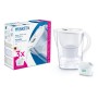 Фільтр-глечик Brita Marella Memo MXPro 2.4л (1.4л води) з фільтр-картриджем 3шт, білий (1061242)